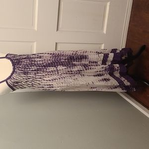 Free people tie dye hi-lo dress size small